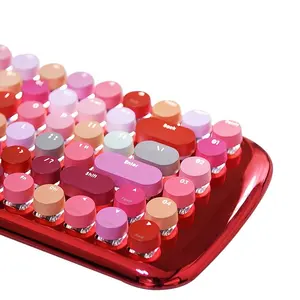 Groothandel toetsenbord cover acer schakelaar-2020 Fashion Nieuwe Kleurrijke Lippenstift Mechanische Toetsenbord Voor Vrouwen Pc Tablet Laptop Telefoon
