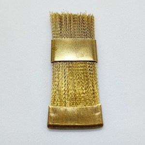 แปรงลวดทองแดง 60x20 มม. แบบแบน ทนทาน สำหรับทำความสะอาดขัดเงาเล็บ - Product Image 2