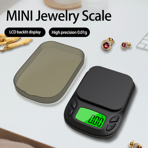 नया डिजाइन उत्पाद मिनी डिजिटल स्केल 0.01g उच्च सटीकता डिजिटल गहने जेब वजन पैमाने - Product Image 3
