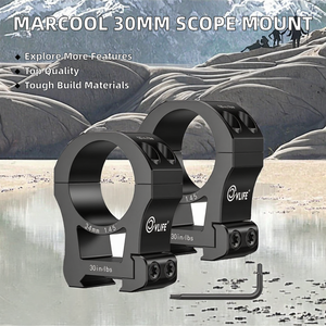 Montura de Anillo de 30 mm de Aleación de Aluminio 7075 de Alta Calidad, Montura Táctica Duradera para Mira Telescópica - Product Image 2