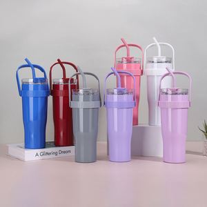 Termo Personalizado de Acero Inoxidable 304 de 40 oz, Botella de Agua Deportiva de Doble Capa con Aislamiento al Vacío, con Asa - Product Image 2