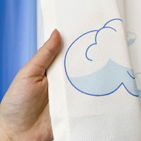 Rideaux médicaux extra larges imprimés, 3,66 m de large x 2,44 m de haut, rideaux d'hôpital à œillets, rideaux de séparation pour cliniques