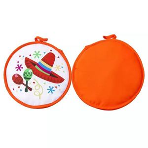 Pochette en tissu isolante pour micro-ondes, porte-tortillas, tacos, <span class=keywords><strong>naan</strong></span> et rouleaux de pizza - Product Image 4