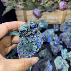 Commercio all'ingrosso naturale minerale minerale campione <span class=keywords><strong>cristallo</strong></span> Cluster di <span class=keywords><strong>cristallo</strong></span> Azurite curativa per la decorazione domestica - Product Image 4