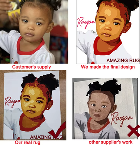 Siêu Mềm Tufted Acrylic Trong Nhà Hiện Đại Shag Khu Vực Thảm Mượt Mịn Fluffy Chống Trượt Cho Phòng Ngủ Phòng Ăn Phòng Khách Trẻ Em - Product Image 6