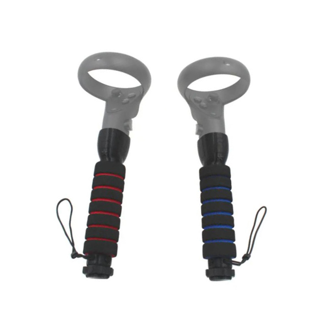 Dual Handle Controller Extension Grips for Oculus Quest1 2/Rift S VR Controller Games Grip Playing Beat Saber