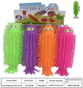 Peluche de Erizo Antiestrés, Juguete de Goma Elástica con Ojos, para Niños, Juego Inteligente con Luces Intermitentes para Aliviar la Presión - Product Image 6