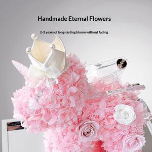 Eternal Rose Acrylic Gift Box Unicorn Birthday Gift Valentine's Day for <b>Girlfriend</b> - Product Image 4