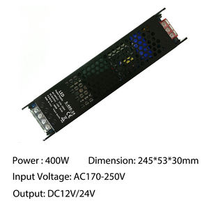 400w 50/60 Hz 16A 24V 电源，IP20，室内使用，适用于LED灯带和闭路电视电源 - Product Image 5