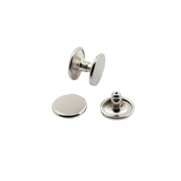 Rivet de sac 13 mm, accessoires, double dôme, clou, pour vêtements/cuir, talons, chaussures de femme, rivet métallique