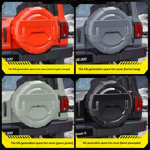 Copertura ruota di scorta con indicatore di direzione dinamico per GWM Tank 300, protezione portellone posteriore, accessori fuoristrada - Product Image 4