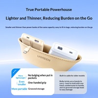 UGREEN 10000mAh PD30 Power Bank avec câble intégré Chargeur universel pour téléphone portable 22.5W Charge rapide (55366)