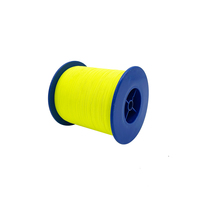 Jaune fluorescent 0.5 Mm fil réfléchissant collier pour animaux de compagnie fil réfléchissant tricoté Bobble chapeau fil réfléchissant fil à tricoter