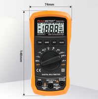 Multimètre PM8233D+ NCV Mesure de la tension et du courant DC AC Gamme automatique et manuelle Multimètre numérique