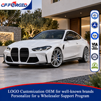 Vente flash - Jantes en alliage forgé monobloc V Spoke 19x9.5 20x10.5 argent brossé 5x112 pour BMW M4 Coupé G82