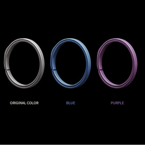 Giá xuất xưởng của tùy biến 20mm 26mm 33mm Vòng chìa khóa titan - Product Image 5