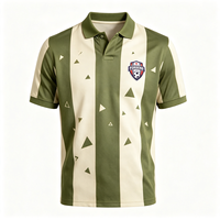 Maillot de football à col en V rayé, respirant et anti-humidité, personnalisable, grandes tailles, pour entraînements et matchs de club