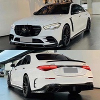 Kit carrosserie en fibre de carbone humide BTC pour Mercedes-Benz Classe S W223 - Améliorez votre véhicule avec le style MSY : lèvre avant, diffuseur arrière, jupes latérales, pare-chocs