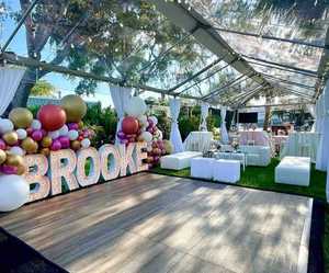 Tùy chỉnh đám cưới sàn nhảy Decal thanh lịch cá nhân tiếp nhận Sticker bối cảnh đám cưới dấu hiệu tùy chỉnh đám cưới tầng - Product Image 4