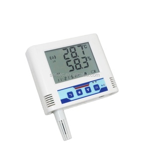 SENTEC SEM234 Capteur de température et d'humidité mural en plastique avec écran OLED Communication RS485 IP55 Utilisation en intérieur - Product Image 1