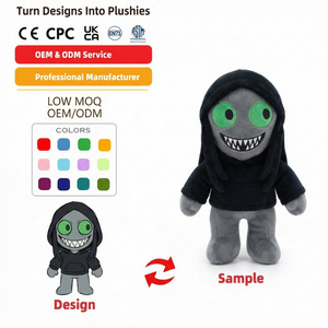 Peluche Personalizzato: Bambola Morbida e Carina con Capelli Corti, Personaggio Sorridente, Ornamento Creativo per Librerie - Product Image 3