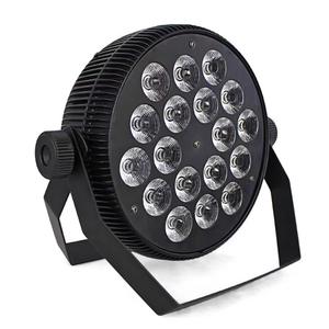 Taşınabilir 18 adet * 10W LED RGBW Mini Par ışık yeni düz düğün sahne profesyonel üretim beyaz yayan renk doğrudan fabrika - Product Image 1