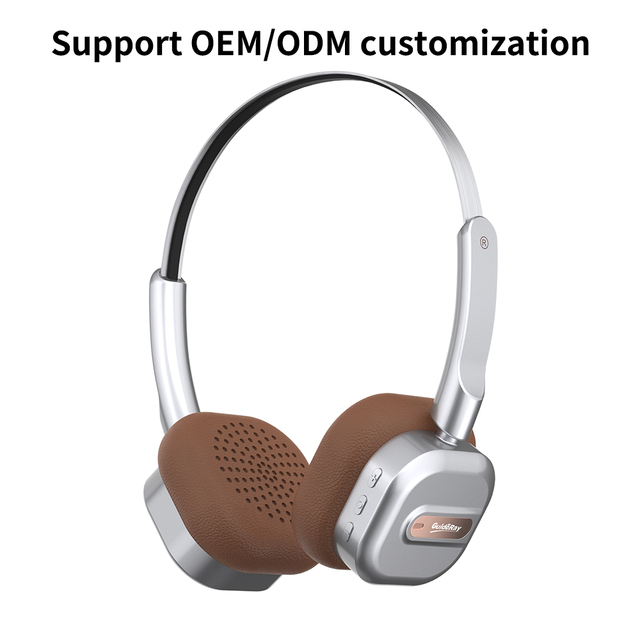 Retro Over-Ear Headphones ABS+PC Earpads Lightweight Custom Color Plug for V5.3 ENC IPX5 40mm Drivers 6-8H Playtime