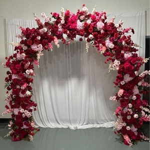 ชุดอุปกรณ์ตกแต่งซุ้มดอกไม้ประดิษฐ์แบบพกพา ใช้ซ้ำได้สำหรับตกแต่งฉากหลังงานแต่งงานและงานปาร์ตี้ - Product Image 6