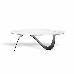 <span class=keywords><strong>Table</strong></span> basse moderne <span class=keywords><strong>en</strong></span> marbre rond <span class=keywords><strong>de</strong></span> luxe avec pieds <span class=keywords><strong>en</strong></span> métal pour salon appartement - Product Image 1