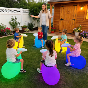 Veilleuse Hippopotame Mignonne et Unique, Lampe LED Portable à Piles pour Chaise d'Enfant, Idéale pour la Chambre d'Enfant - Product Image 1