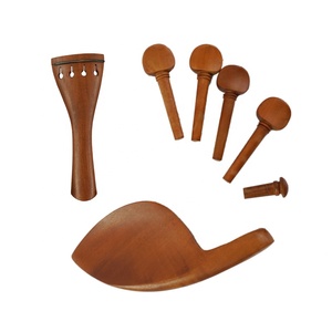 Sinomusik-Juego de Violín de madera de tono alto precio de fábrica al por mayor, accesorio de cuerda para mentonera, pieza trasera de madera de azufaifo - Product Image 1