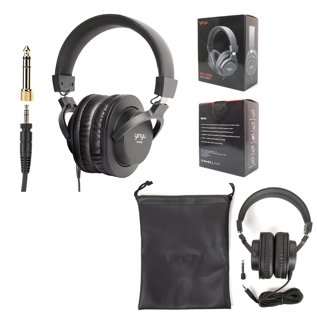 DH2300 Yinyu DDP RTS Pro Studio Monitoring Headphones Hi-Fi Audio & Deep Bass Wired Over-Ear Headphones for DJs/Music Producers