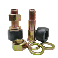 Acier FCL-8 #   Kit de goujons et de boulons FCL76-FCL450, coupleur flexible à goupilles