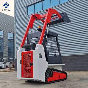 유통업체 모집 EPA EURO 5 디젤 엔진 토공용 미니 스키드 스티어 프론트 로더 헝리 부품 CE 인증 로더 - Product Image 3