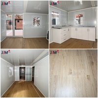 Maison préfabriquée de luxe à mur bleu JJM Australie Standard 20 pieds 30 pieds 40 pieds Conteneur extensible Maison Pliable Immeuble de bureaux en acier