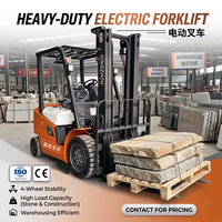 Chariot élévateur électrique Li-ion robuste de 1,5 à 3 tonnes, certifié CE, 80V, charge rapide, pour la manutention de conteneurs et les entrepôts (Reach Truck)