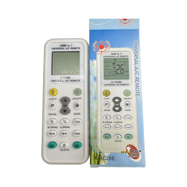 Mini Smart LED Touch Control Universal Remote Control with AAA Battery 4 Buttons 10m Range for Home Air Conditioners