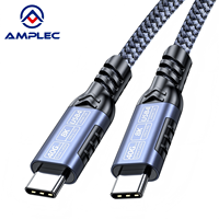 Câble de charge et de transfert de données USB4 40 Gbps 40G 240W, haute vitesse, tressé, prend en charge 8K/60Hz, robuste pour iPhone/MacBook/iPad/