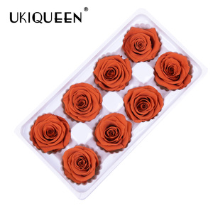 Venta al por Mayor de Cabezas de Rosas Preservadas de 4-5cm, Flores Preservadas de Tacto Real, Rosas Eternas Estabilizadas, Rosas Preservadas - Product Image 5