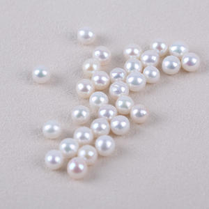 ชุดสร้อยข้อมือและสร้อยคอไข่มุกน้ำจืดธรรมชาติจูจี้ ขนาด 5-5.5 มม. สีขาว ชมพู ตัวเลือกสีหลากหลาย ลูกปัดแบบหลวมสำหรับทำเครื่องประดับต่างหู DIY - Product Image 2