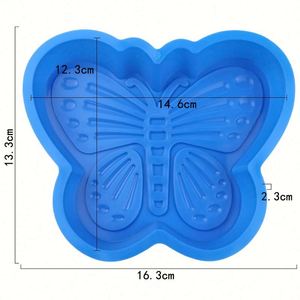 Moule en silicone en forme de papillon mignon pour la pâtisserie, décoration de gâteau, base de gâteau, moule en résine OEM/ODM - Product Image 2