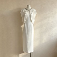 Robe de soirée élégante pour femme, style européen personnalisé, longue, dos nu, en maille, ornée de perles, imprimé floral, coupe amincissante, ligne A, taille Empire