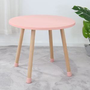 Bán Buôn Trẻ Em Bắc Âu Đồ Nội Thất Mesa Infantil Trẻ Em Gỗ Ăn Đảng Bảng Toddler Bàn Tròn Và Ghế Bộ - Product Image 3