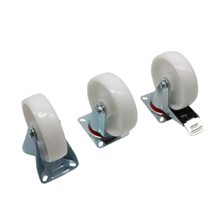 3 4 5 6 8 Inch Super Heavy Duty Caster Industrial <strong>Nylon</strong> Roller <strong>Wheel</strong> for Hand Trolley Carts Wear-Resistant <strong>Wheel</strong> Pulleys - Product Image 1