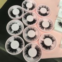 Pestanas cils en gros cils boîte d'emballage faux cils de vison faux cils 3d vison cils vendeur bande russe cils naturels
