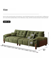 Zeitgenössisches Biscuit-Tufted Modulares Sofa - Premium Atmungsaktives Chenille-Stoff Wohnzimmer-Sofa-Set - Fabrikpreis