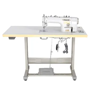 Máquina de coser Industrial de cama plana, Ordenador de alta velocidad, XC-8700D, a la venta