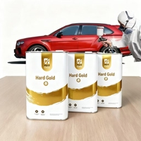 Peinture automobile haute couvrance à séchage rapide, peinture dorée pour carrosserie, réparation de carrosserie, couche de base, couche transparente