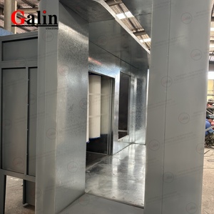 Gian hàng sơn bột thủ công galin với hệ thống tái chế bột kép - Product Image 3