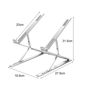 Supports pour tablettes d'ordinateur portable à hauteur réglable pliables en aluminium personnalisés - Product Image 5